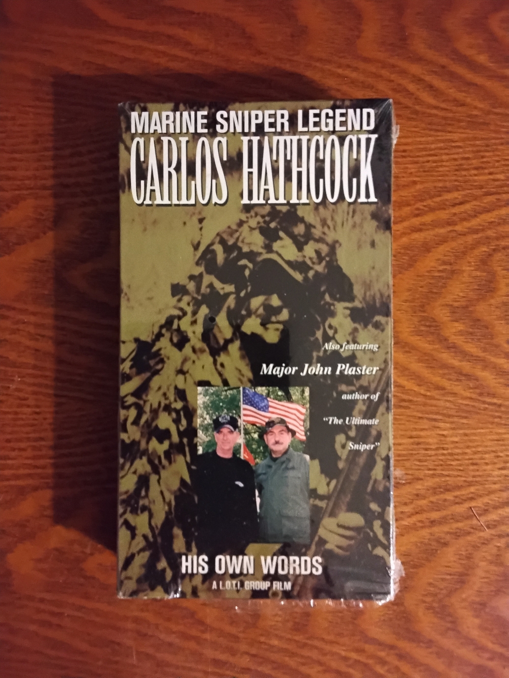 Marine Sniper Legend Carlos Hathcock VHS - Olive Green Camo